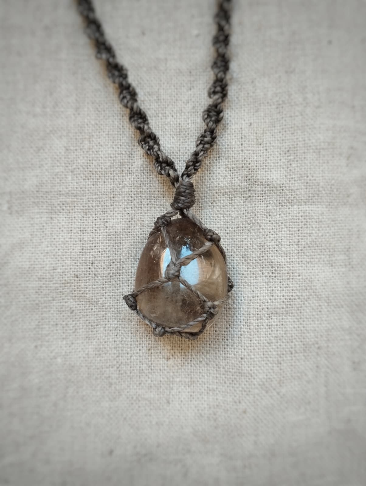 CUARZO AHUMADO Amuleto