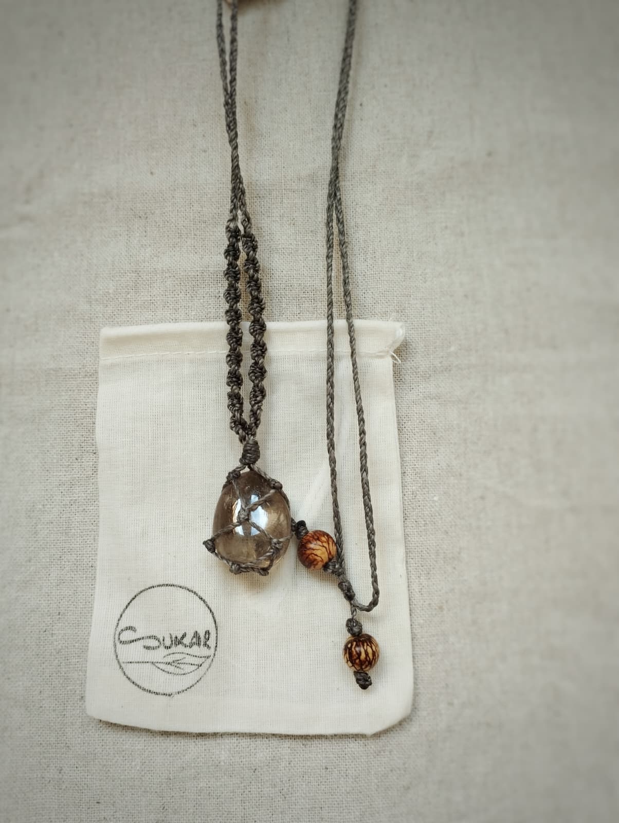 CUARZO AHUMADO Amuleto