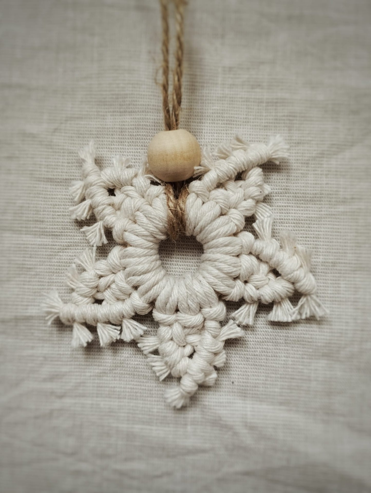 COPOS DE NIEVE colgador árbol