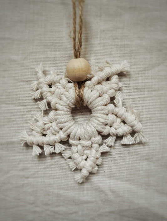 COPOS DE NIEVE colgador árbol