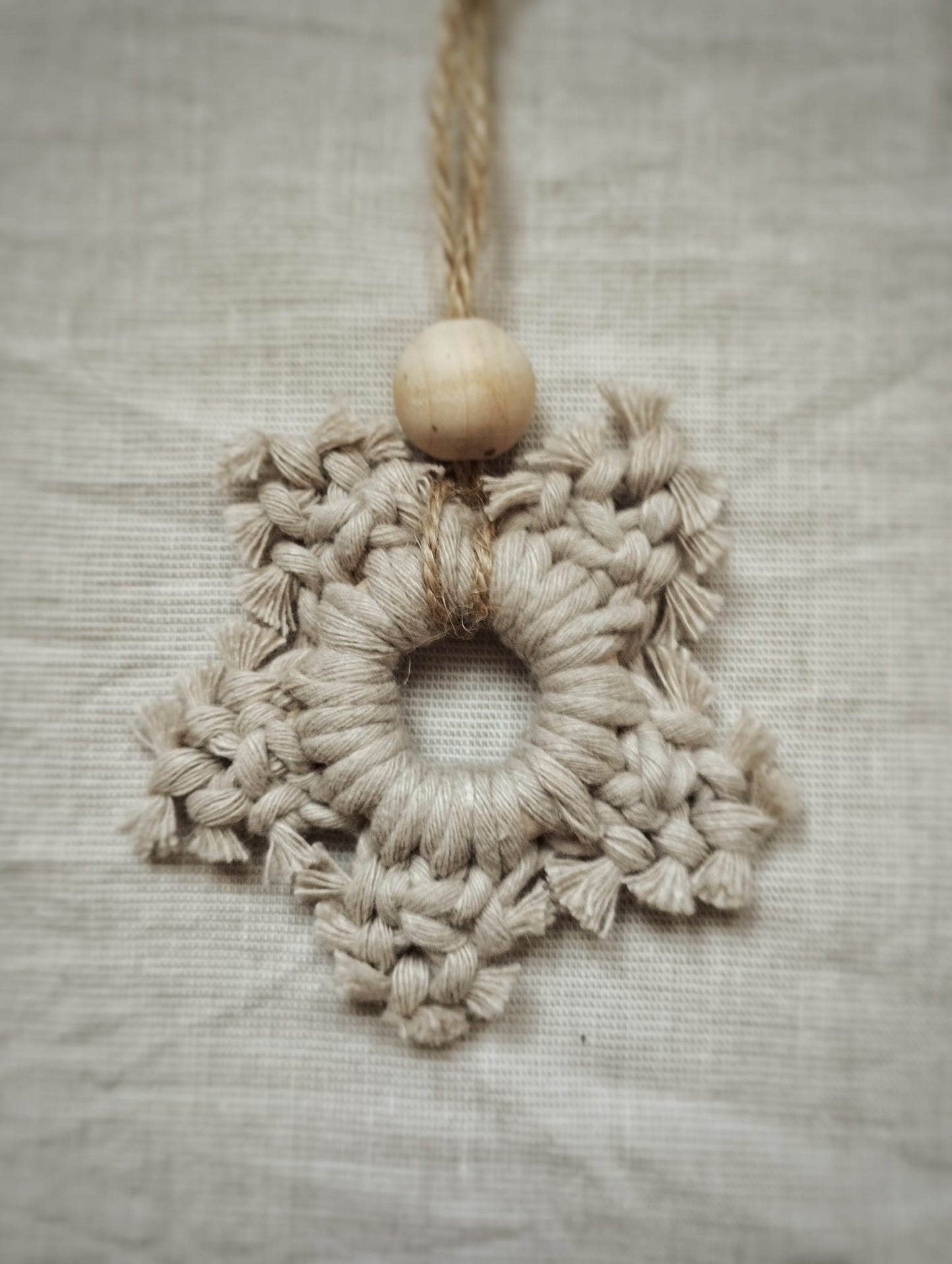 COPOS DE NIEVE colgador árbol